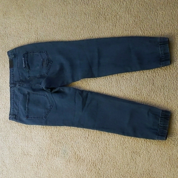 BDG Black Denim Distressed Scrunch Ankle Jeans Size 27 - Picture 6 of 11